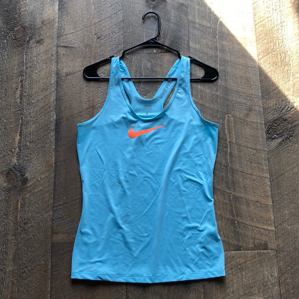 Nike tank. blue large dri-fit